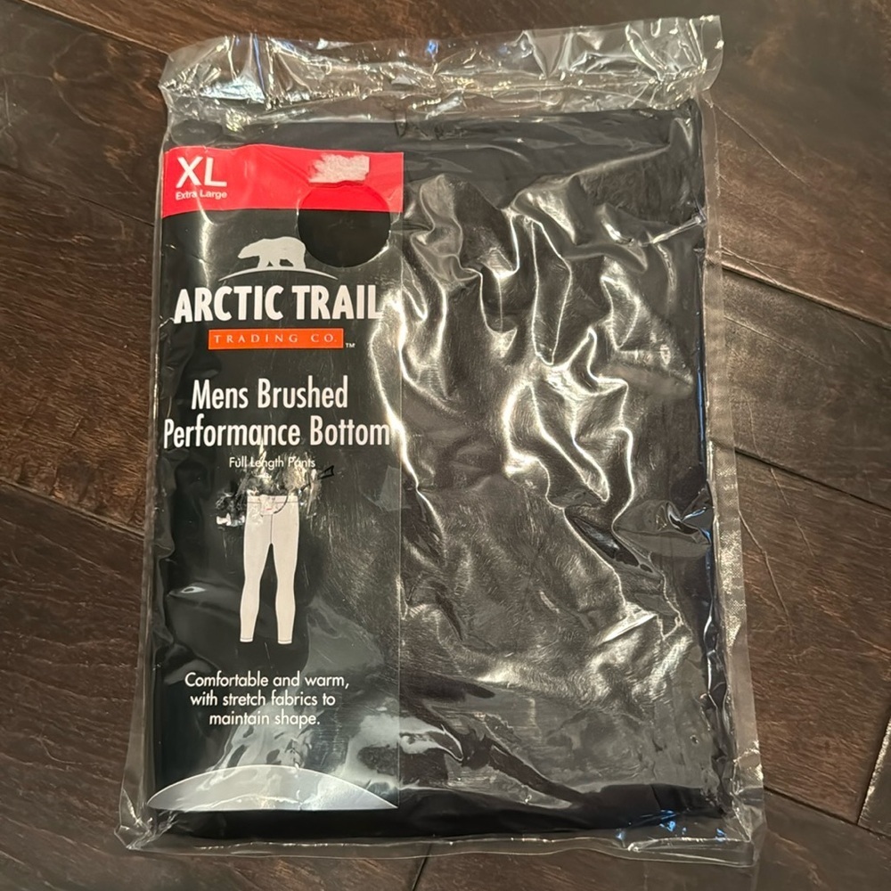 Arctic trail men’s brushed performance bottom NWT XL